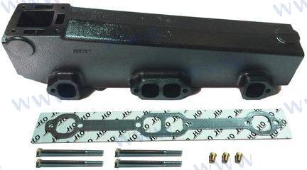 COLECTOR DE ESCAPE MERCRUISER | HOT20950 | 198, 228, 250, 255, 260, 898, 305 CID (GM V8) | RECMAR
