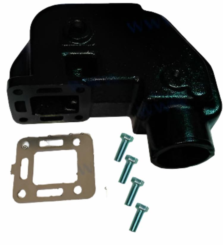 Codo de escape para Bombardier/Mercruiser | OEM 76351A04 76351A2 60426A1 | RECMAR