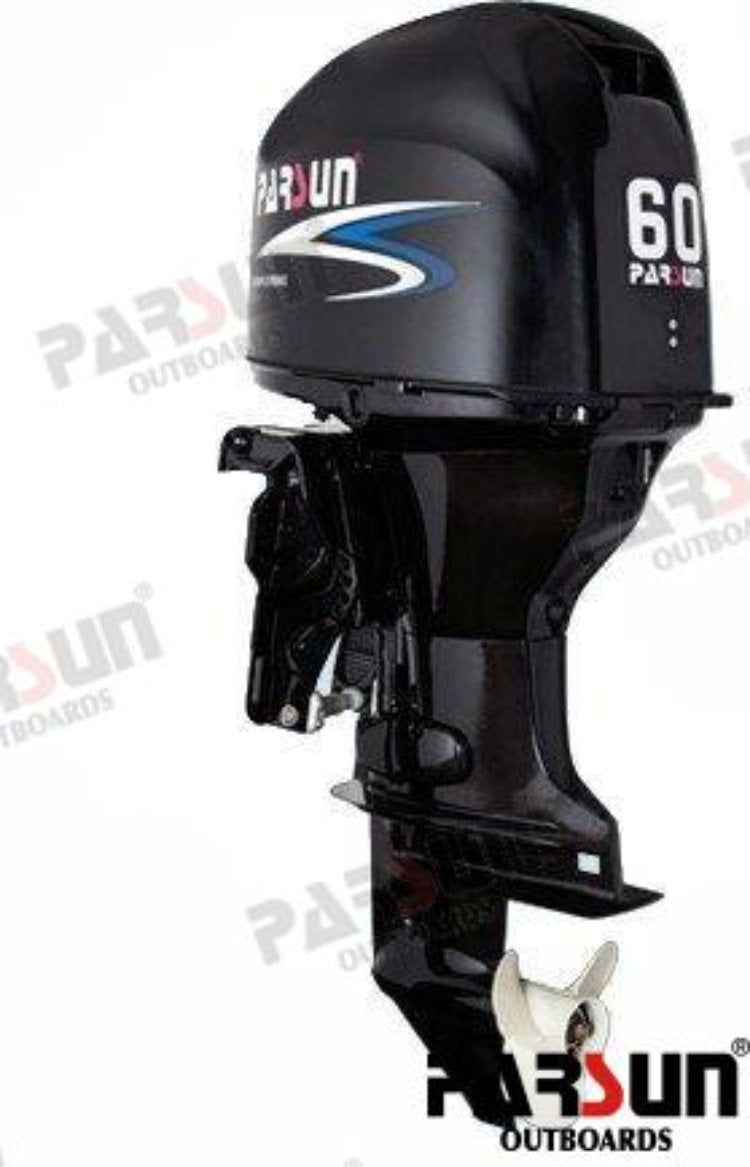 MOTOR PARSUN 4 PIEZAS 60 HP L (20") NEGRO | OEM 60FEL-T-EFI | FUERA DE BORDA