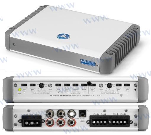 مضخم صوت JL AUDIO HD، 4 قنوات، 600 واط، 24 فولت | 600/4-24 فولت أصلي