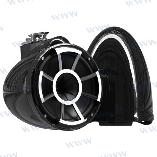REV10™ Black V2 | Wet Sounds Revolution Series 10" Black Tower Speakers - TMP Global
