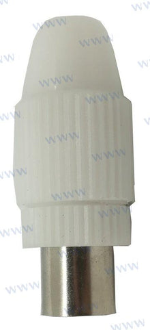 CONECTOR HEMBRA PARA TV POR CABLE DE 75 OHMS | OEM 9137/F | VHF | GLOMEX