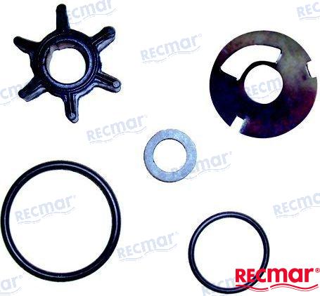 Kit d'entretien pour pompe à eau Mercury | OEM 47-89981Q1 | 4 CV, 9,8 CV | RECMAR