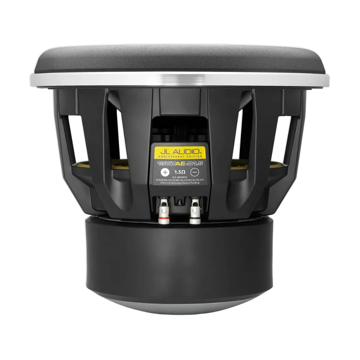 Image of a JL Audio W7 subwoofer on a white background.