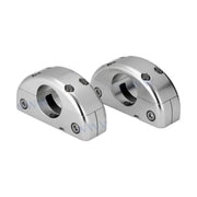 Image of a speaker fitment clamp on a white background.