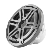 Image of a marine subwoofer speaker on a white background.