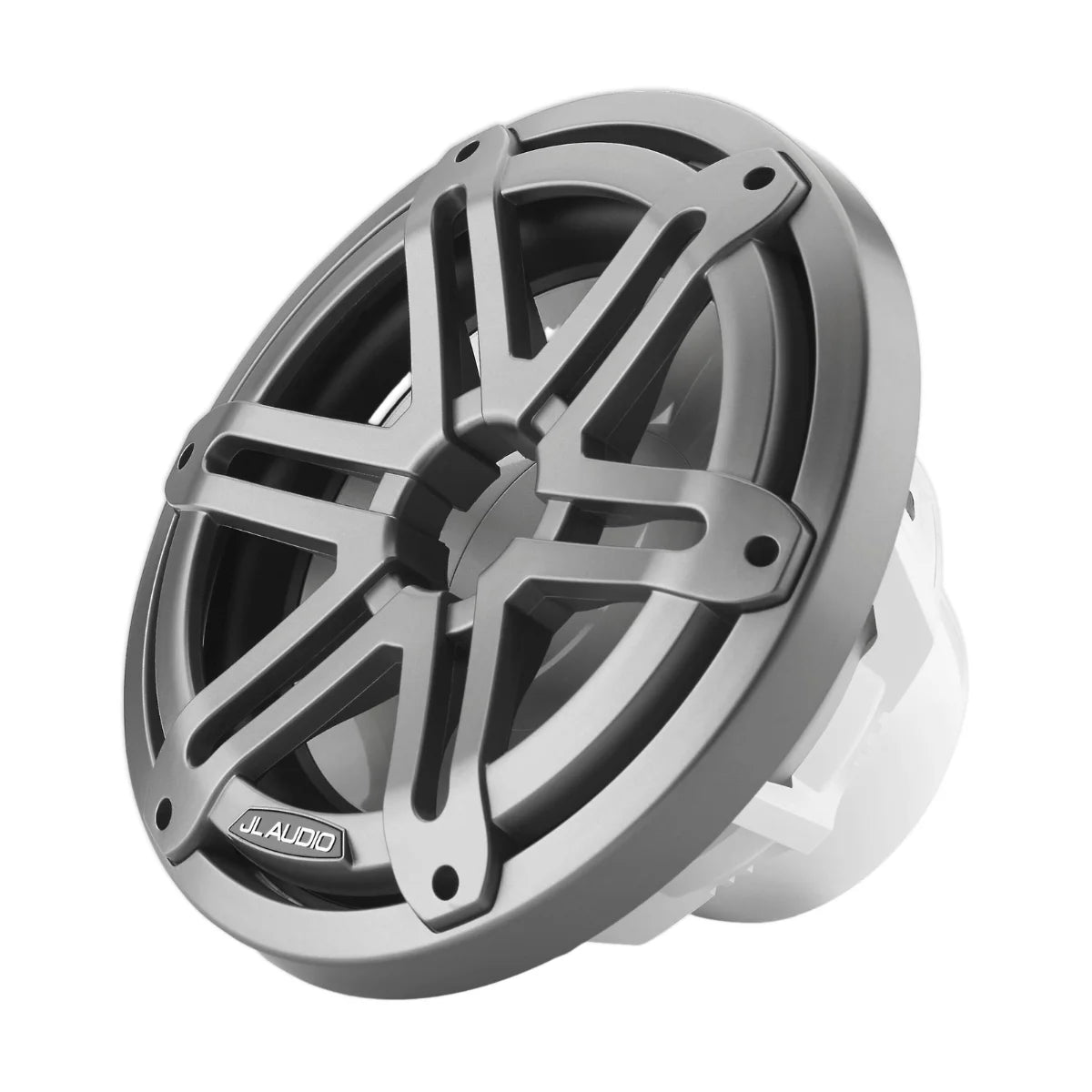 Image of a marine subwoofer speaker on a white background.