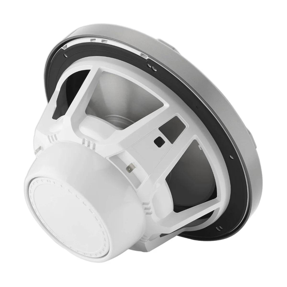 Image of a marine subwoofer speaker on a white background.