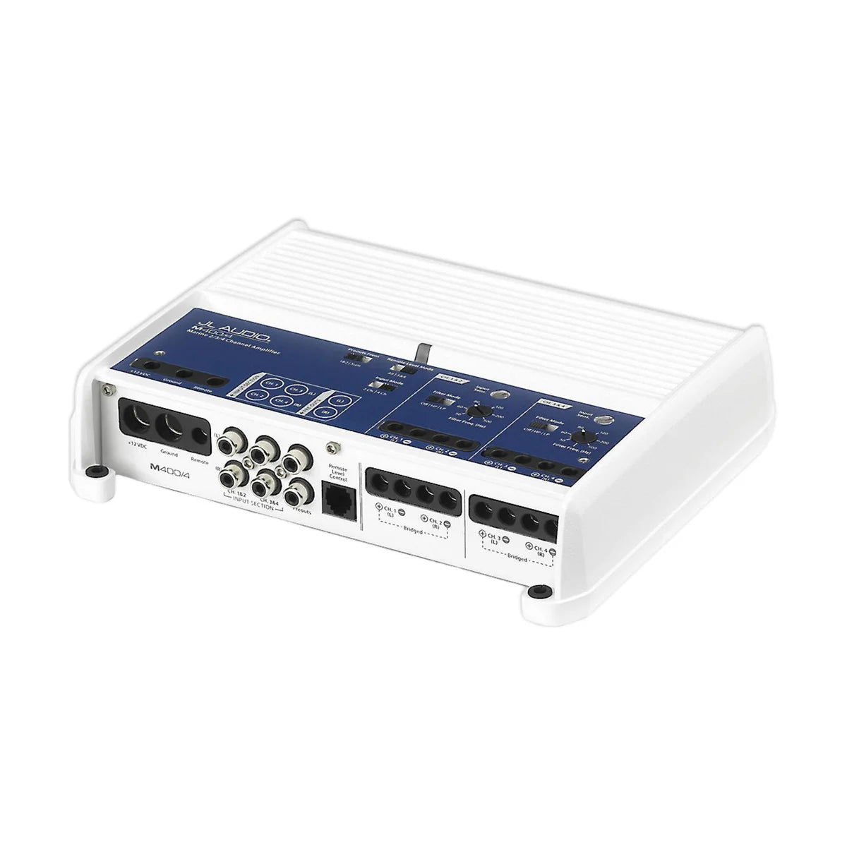 Image of an audio amplifier on a white background.