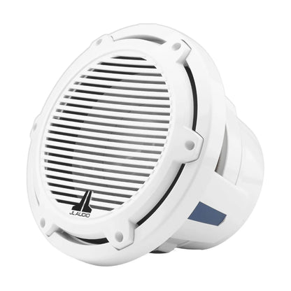 Image of a JL Audio marine subwoofer speaker on a white background.