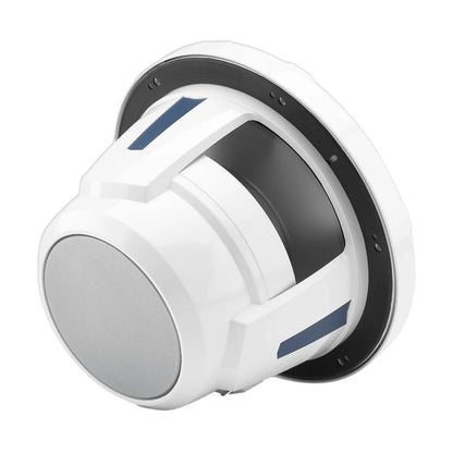 Image of a JL Audio marine subwoofer speaker on a white background.