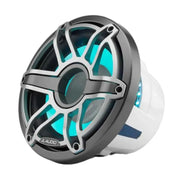 Image of a JL Audio marine subwoofer speaker on a white background.