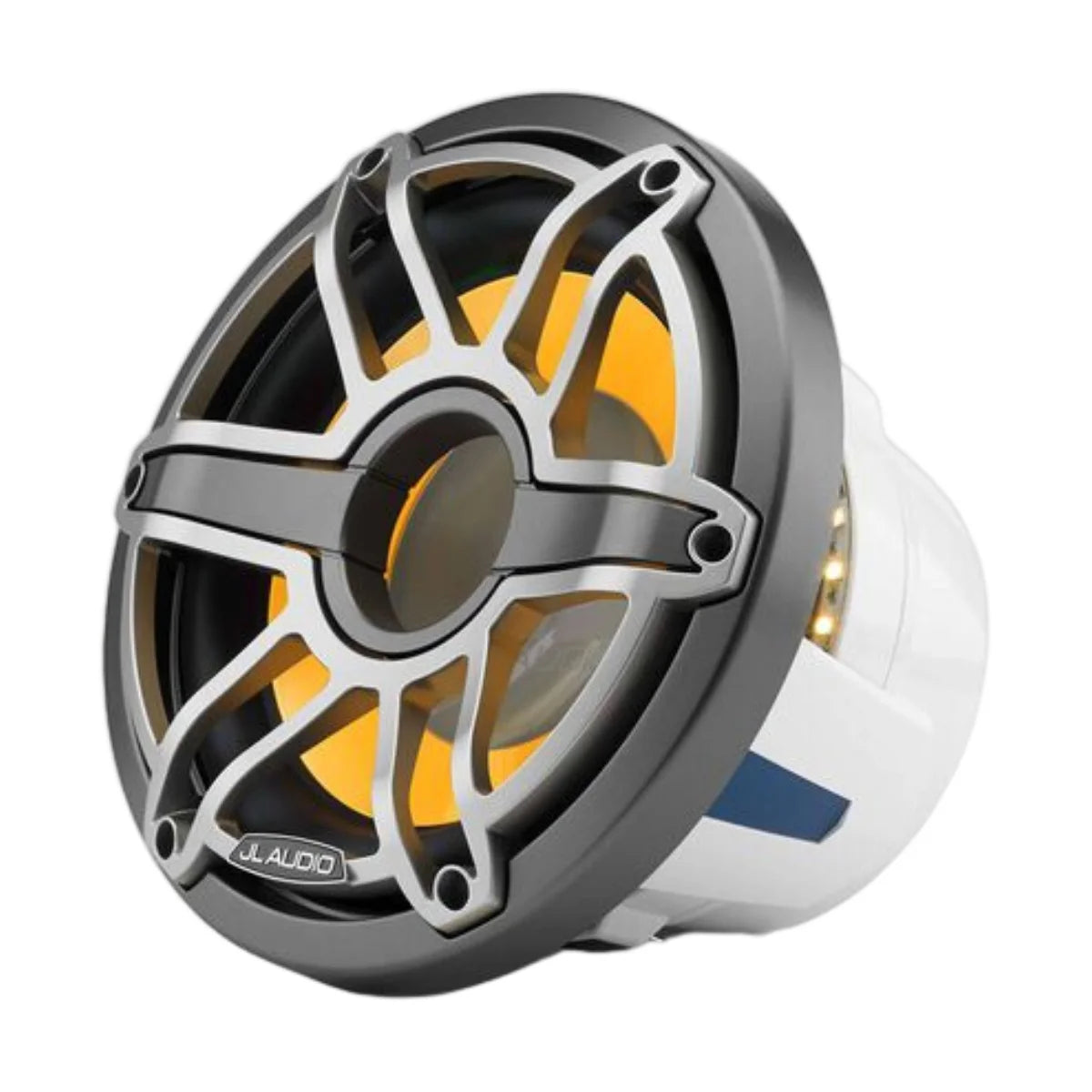 Image of a marine subwoofer speaker on a white background.
