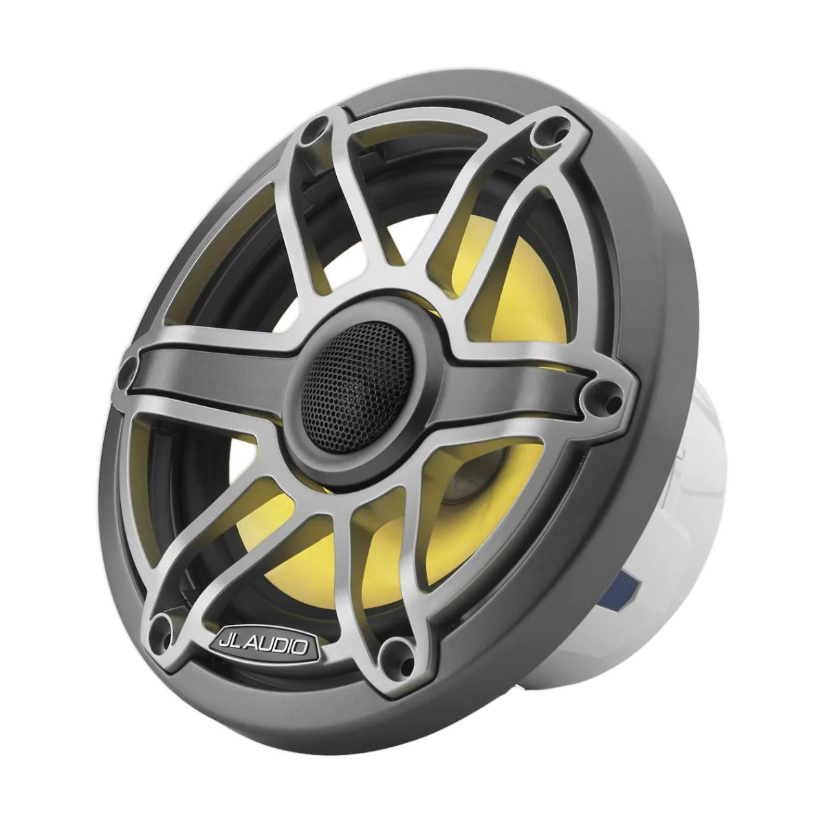 Image of a JL Audio marine speaker on a white background.