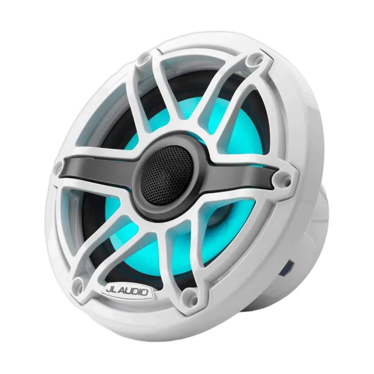 Image of a JL Audio marine speaker on a white background.