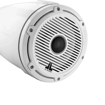 Image of a marine tower speaker on a white background.