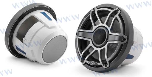 نظام مكبرات صوت محورية JL AUDIO M6 مقاس 8.8 بوصة، لون رمادي معدني | رقم الموديل الأصلي 6-880X-S-GMTI | مكبرات صوت | JL AUDIO