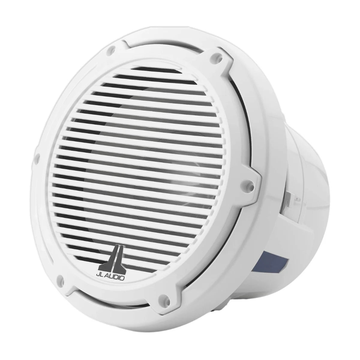 Image of a marine subwoofer speaker on a white background.
