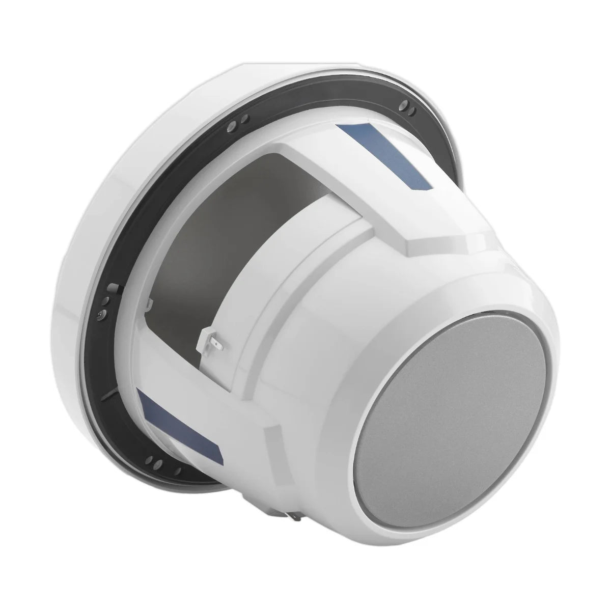 Image of a marine subwoofer speaker on a white background.