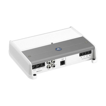 Image of a marine amplifier on a white background.