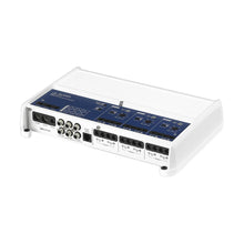 Image of a marine amplifier on a white background.