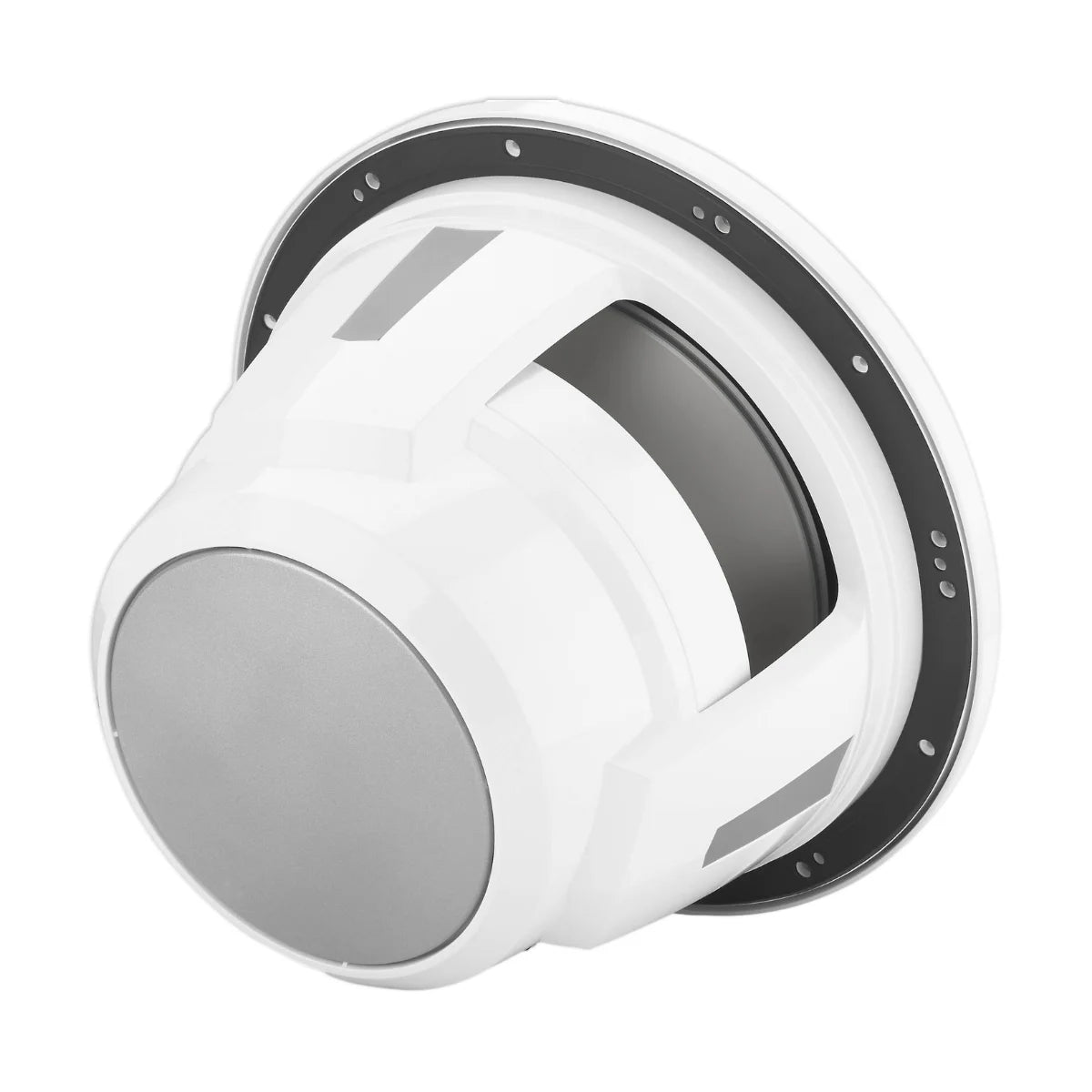 Image of a marine subwoofer speaker on a white background.