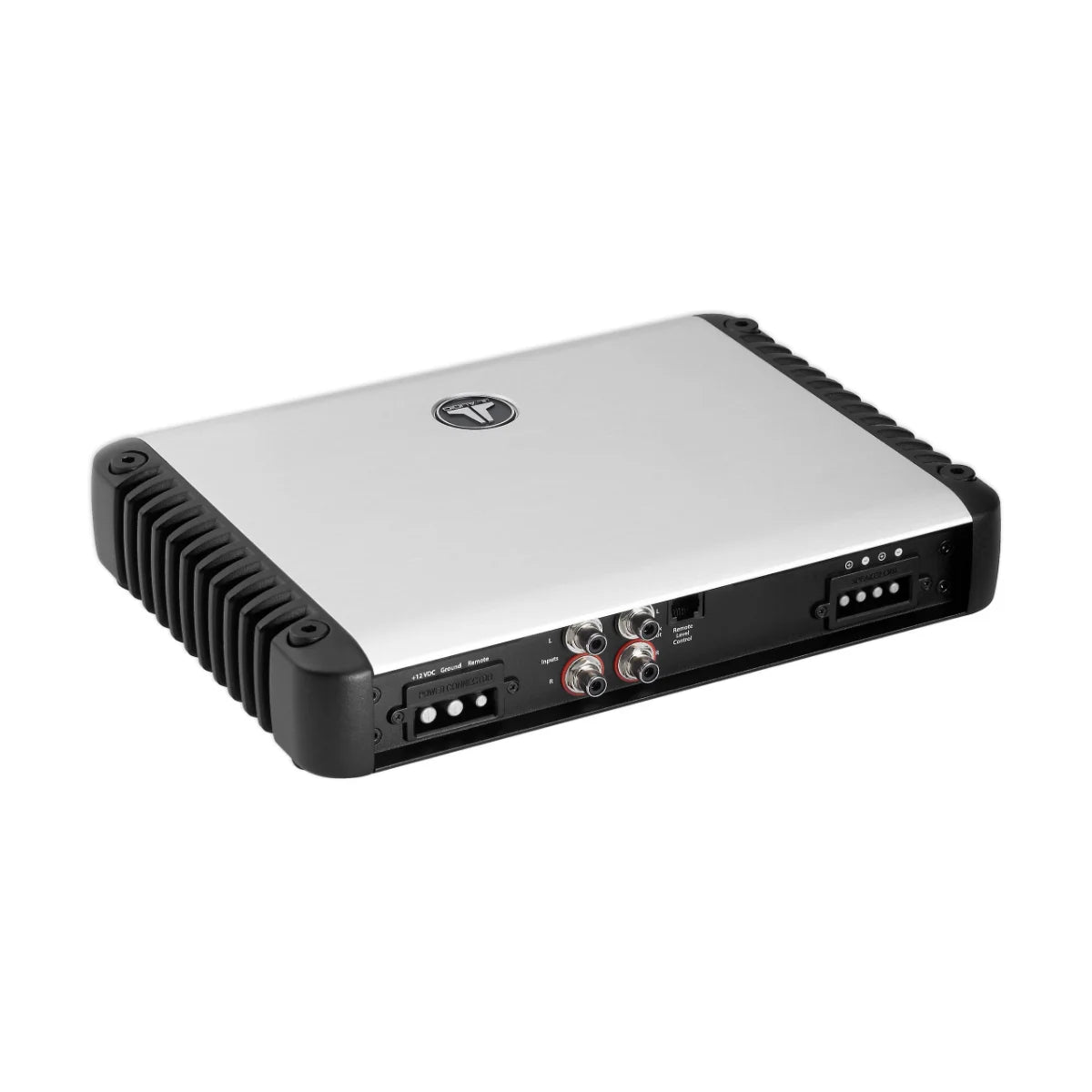 Image of a marine amplifier on a white background.
