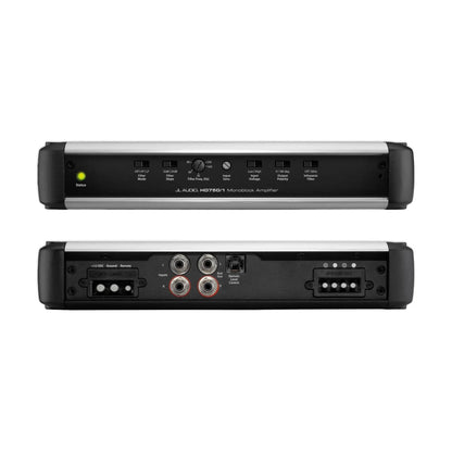 Image of a marine amplifier on a white background.