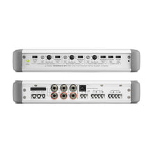 Image of a marine amplifier on a white background.