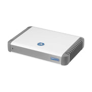 Image of a marine amplifier on a white background.