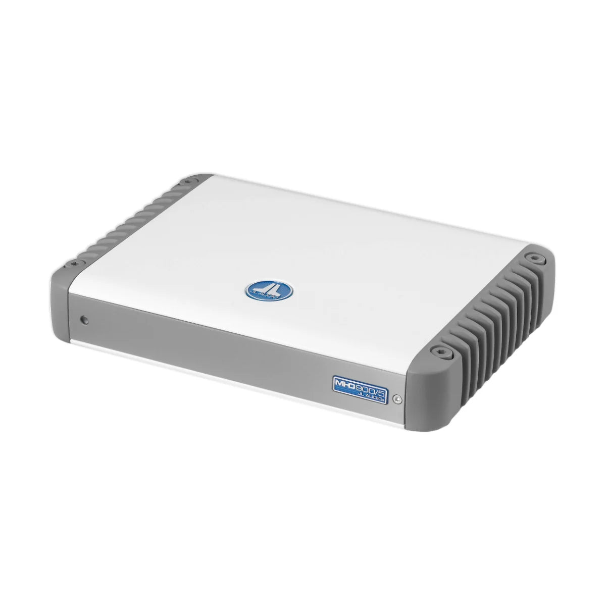 Image of a marine amplifier on a white background.