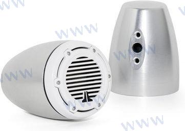 سماعات JL AUDIO MARINE BILLET المصنوعة من الألومنيوم لمكبر الصوت عالي التردد | JLMTPOD-M100-CL