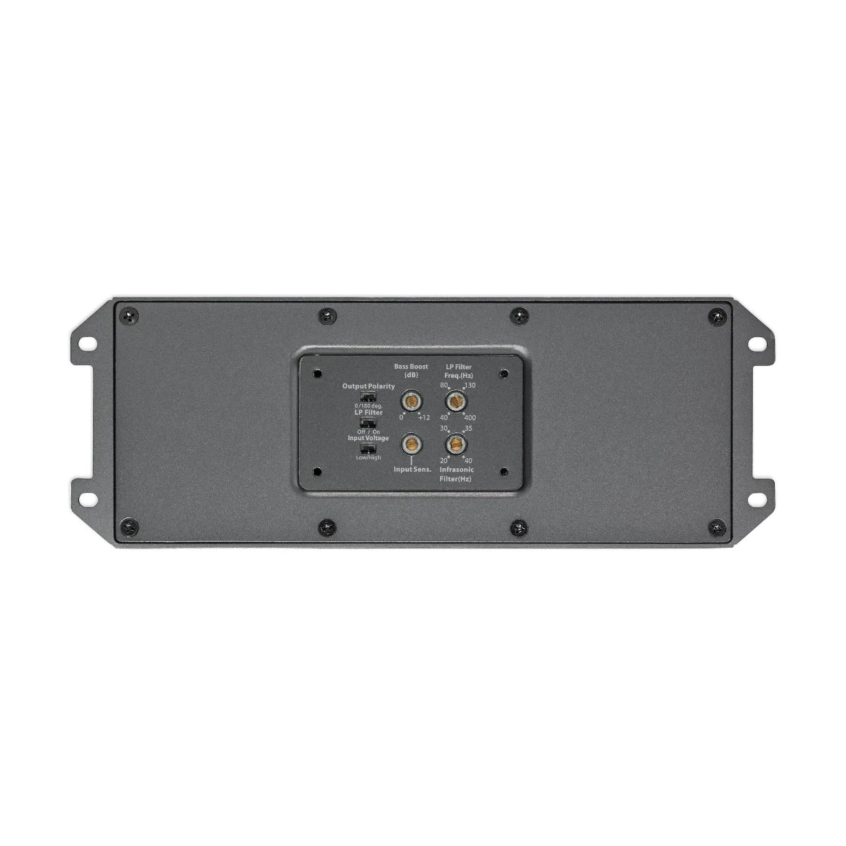 Image of an audio amplifier on a white background.