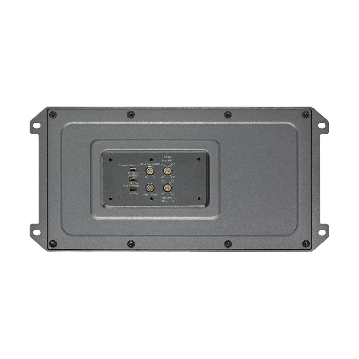 Image of an audio amplifier on a white background.