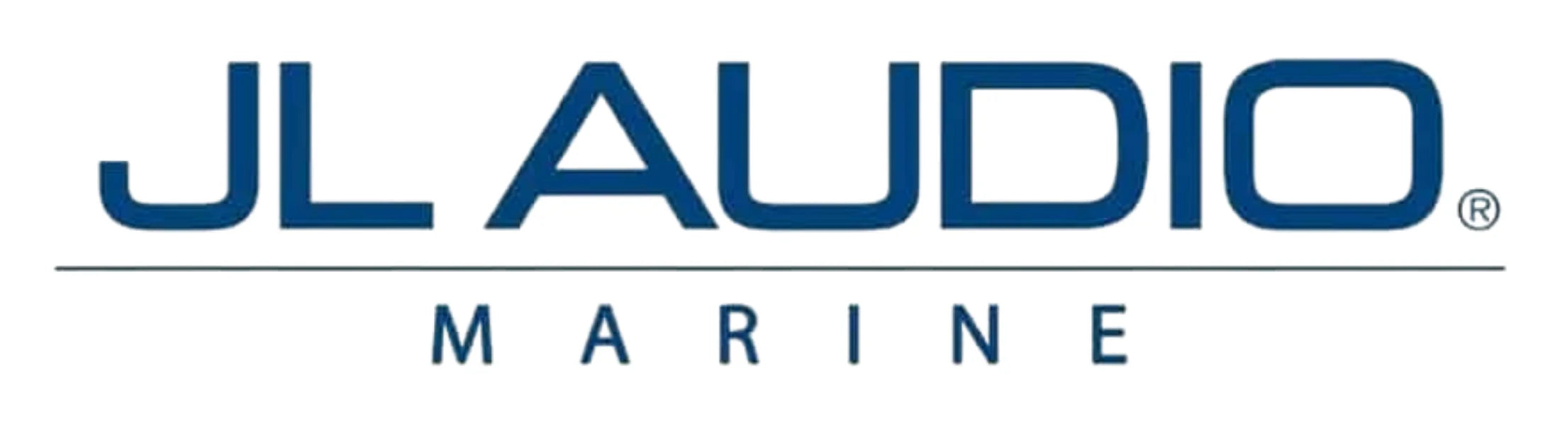 Illustration of the JL Audio Marine logo on a white background.