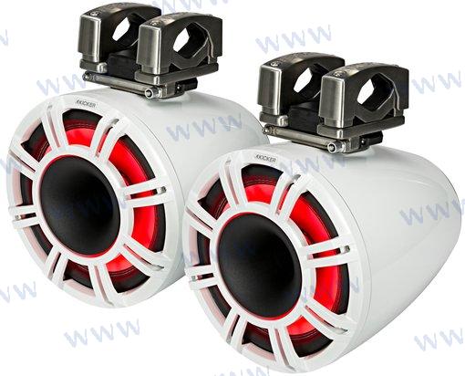 SISTEMA DE TORRE DE BOCINA DE 11" CON LED NEGRO | OEM 44KMTC114 | ALTAVOCES | KICKER AUDIO