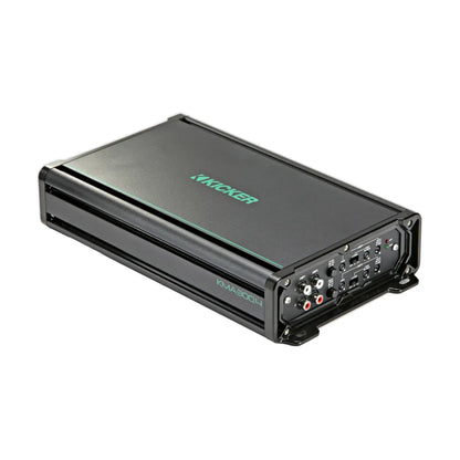 Image of a Kicker marine amplifier on a white background.