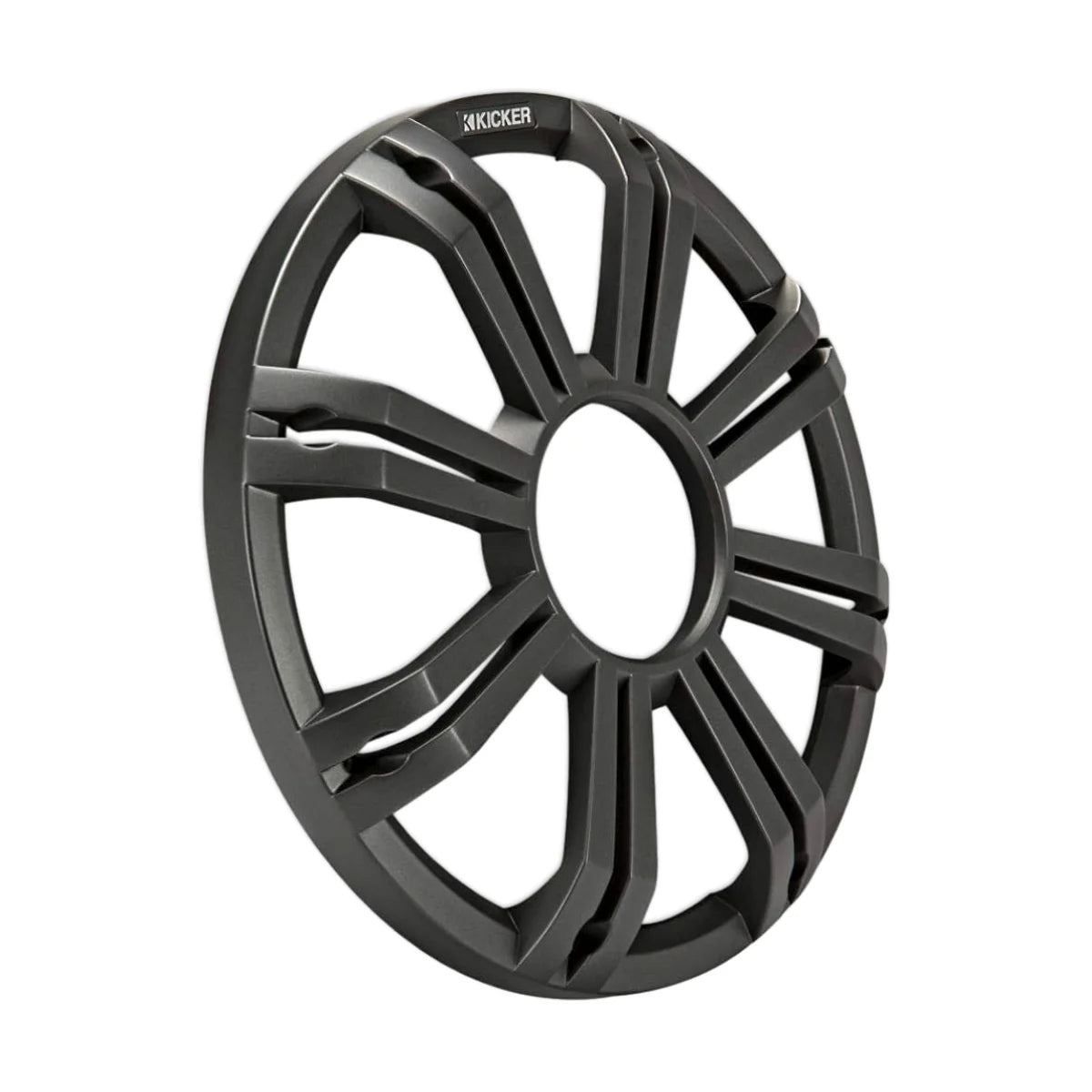 Image of a marine speaker grille on a white background.