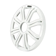 Image of a marine speaker grille on a white background.