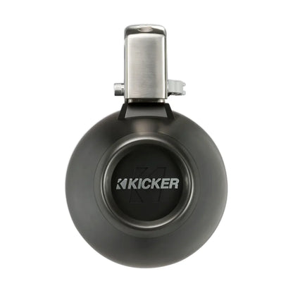 Image of a Kicker marine tower speaker on a white background.