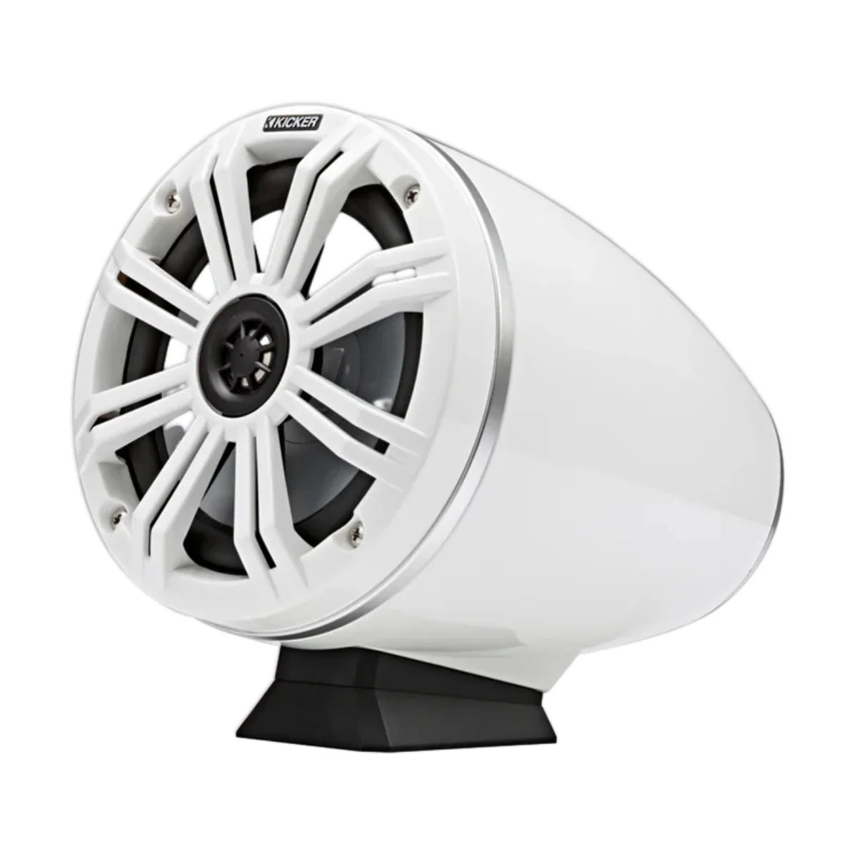 Image of a marine tower speaker on a white background.