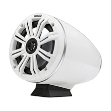 Image of a marine tower speaker on a white background.