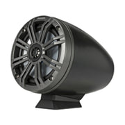 Image of a marine tower speaker on a white background.