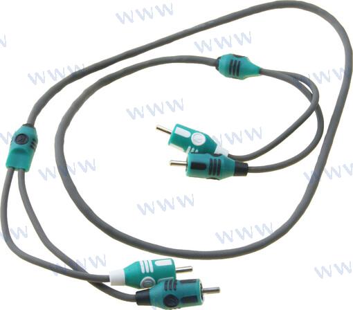 INTERCONEXIÓN RCA DE 2 CANALES SERIE MARINA, 1 | OEM 47KMI1 | AUDIO | KICKER AUDIO