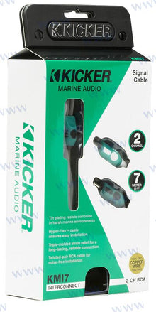 INTERCONEXIÓN RCA DE 2 CANALES SERIE MARINA, 7 | OEM 47KMI7 | AUDIO | KICKER AUDIO