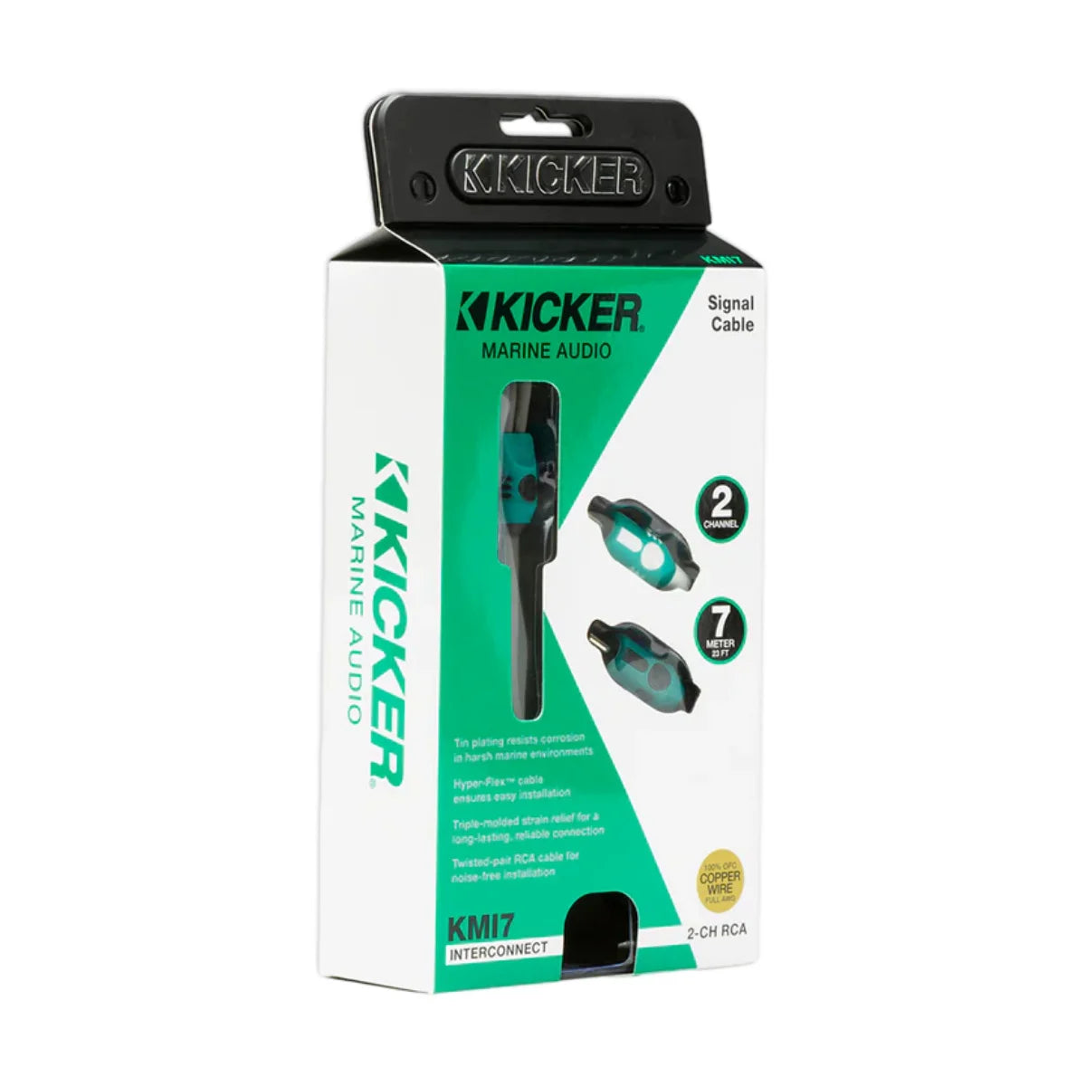 Image of a packaged RCA cable on a white background.