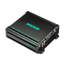 Image of a Kicker marine amplifier on a white background.