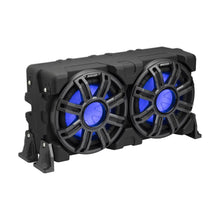 Image of a marine subwoofer enclosure on a white background.