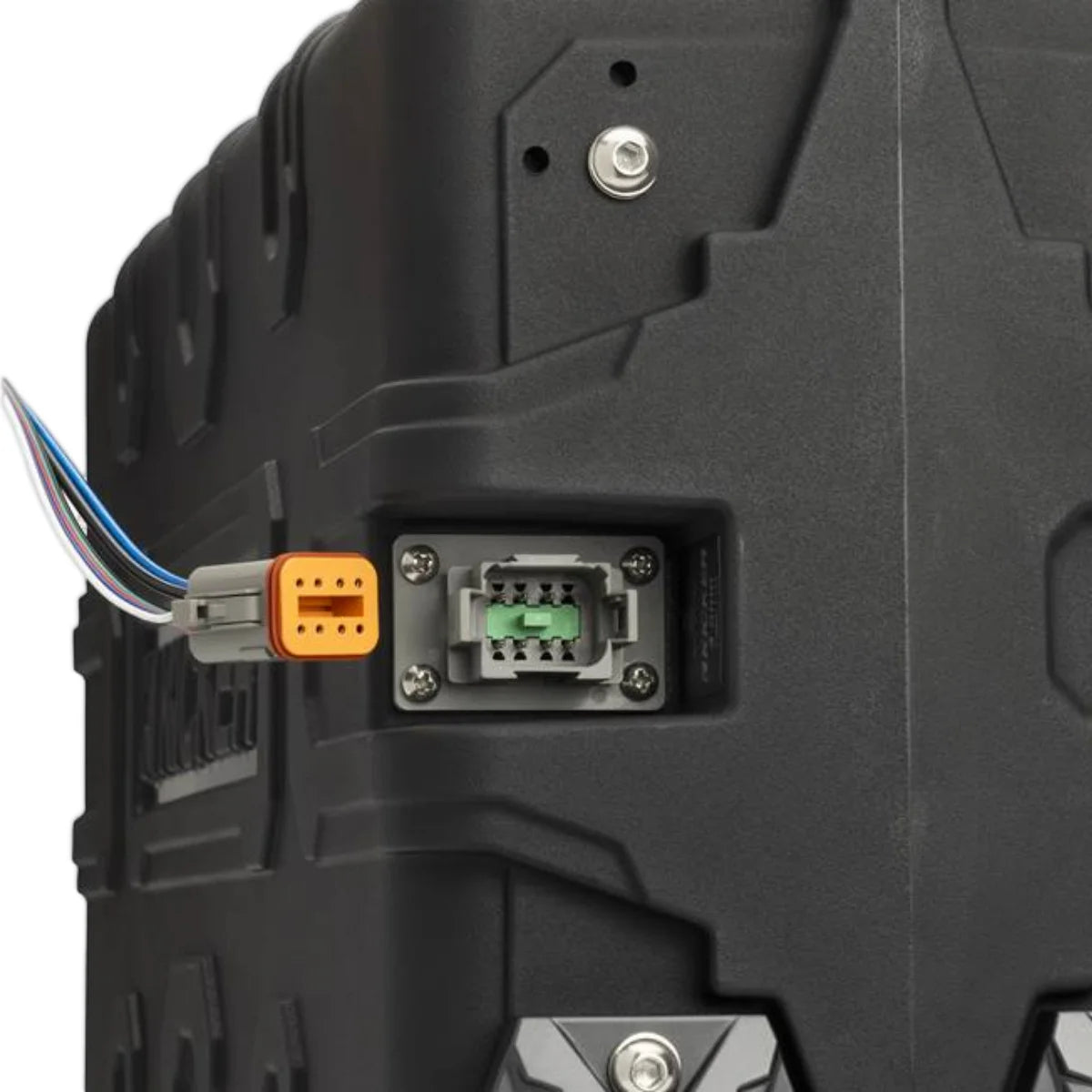 Image of a marine subwoofer enclosure on a white background.