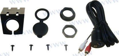 USB DE MONTAJE EN PANEL Y EXTENSIÓN USB | OEM 10-001 | ENTRETENIMIENTO | KICKER AUDIO